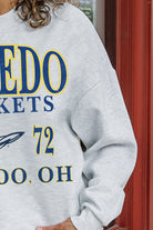 TOLEDO ROCKETS ALLEGIANCE PREMIUM FLEECE DROP SHOULDER CREWNECK PULLOVER