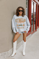 TEXAS AT DALLAS COMETS ALLEGIANCE PREMIUM FLEECE DROP SHOULDER CREWNECK PULLOVER