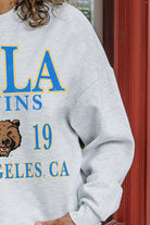 UCLA BRUINS ALLEGIANCE PREMIUM FLEECE DROP SHOULDER CREWNECK PULLOVER