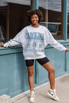 NORTH CAROLINA TAR HEELS ALLEGIANCE PREMIUM FLEECE DROP SHOULDER CREWNECK PULLOVER