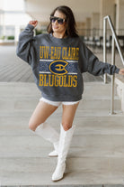 WISCONSIN-EAU CLAIRE BLUGOLDS WILD TAILGATE PREMIUM FLEECE DROP SHOULDER CREWNECK PULLOVER