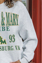 WILLIAM & MARY TRIBE ALLEGIANCE PREMIUM FLEECE DROP SHOULDER CREWNECK PULLOVER