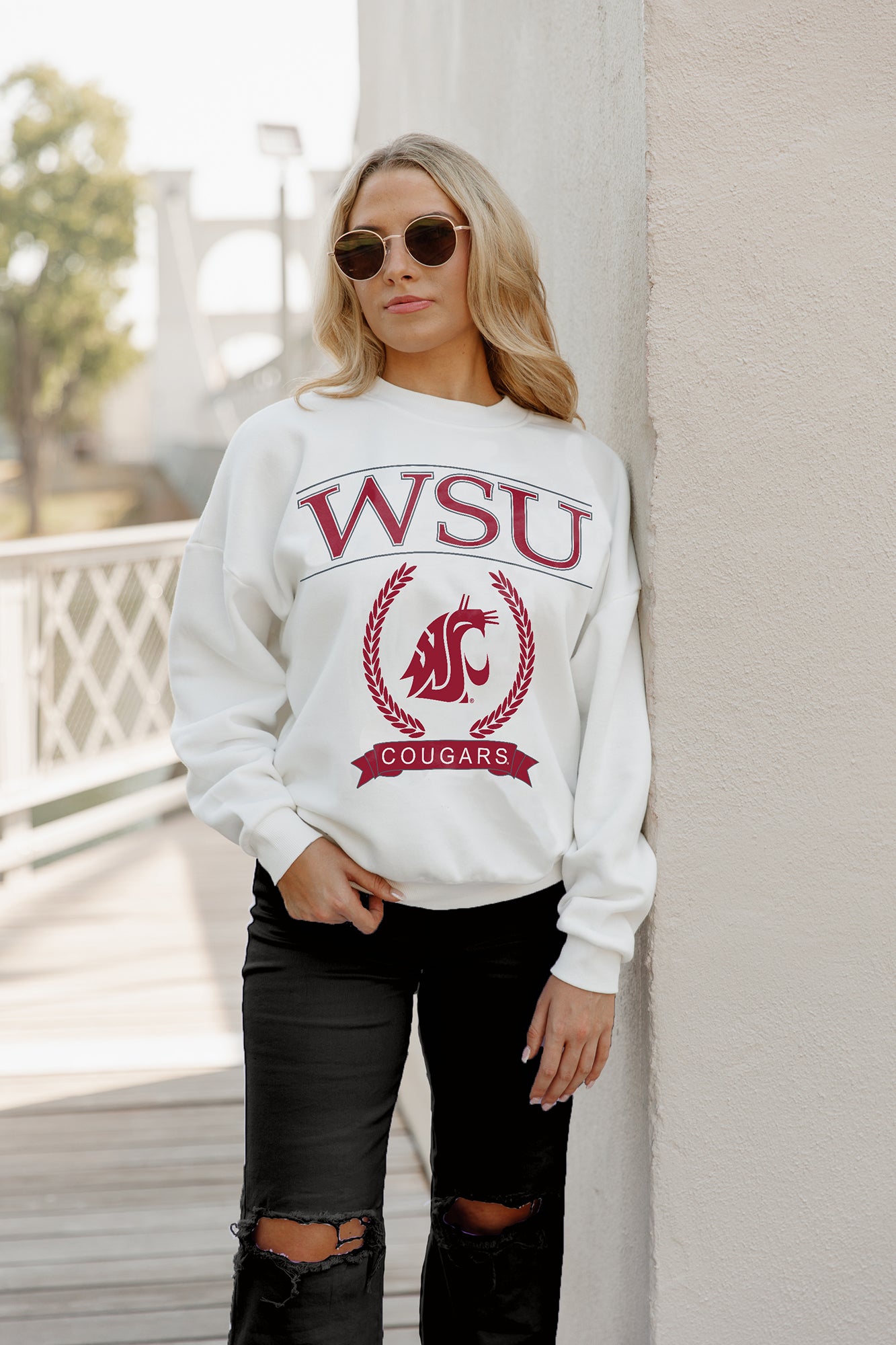 San Francisco 49ers '47 Women's Statement Long Sleeve T-Shirt - White