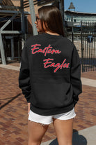 EASTERN WASHINGTON UNIVERSITY EAGLES DEDICATION EMBELLISHED STAR SLEEVE CREWNECK PULLOVER