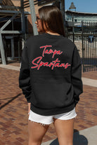 TAMPA SPARTANS DEDICATION EMBELLISHED STAR SLEEVE CREWNECK PULLOVER