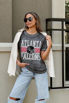 ATLANTA FALCONS CROWD GOES WILD ACID WASH BOYFRIEND TEE