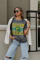 OREGON DUCKS CROWD GOES WILD ACID WASH BOYFRIEND TEE