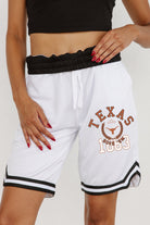 TEXAS LONGHORNS VICTORY STRIPE RETRO STRIPE ATHLETIC SHORTS BY MADI PREWETT TROUTT