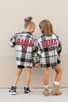 ALABAMA CRIMSON TIDE MAD FOR PLAID KIDS JENKINS PLAID OVERSHIRT