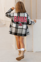 ALABAMA CRIMSON TIDE MAD FOR PLAID KIDS JENKINS PLAID OVERSHIRT