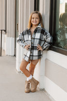 ALABAMA CRIMSON TIDE MAD FOR PLAID KIDS JENKINS PLAID OVERSHIRT