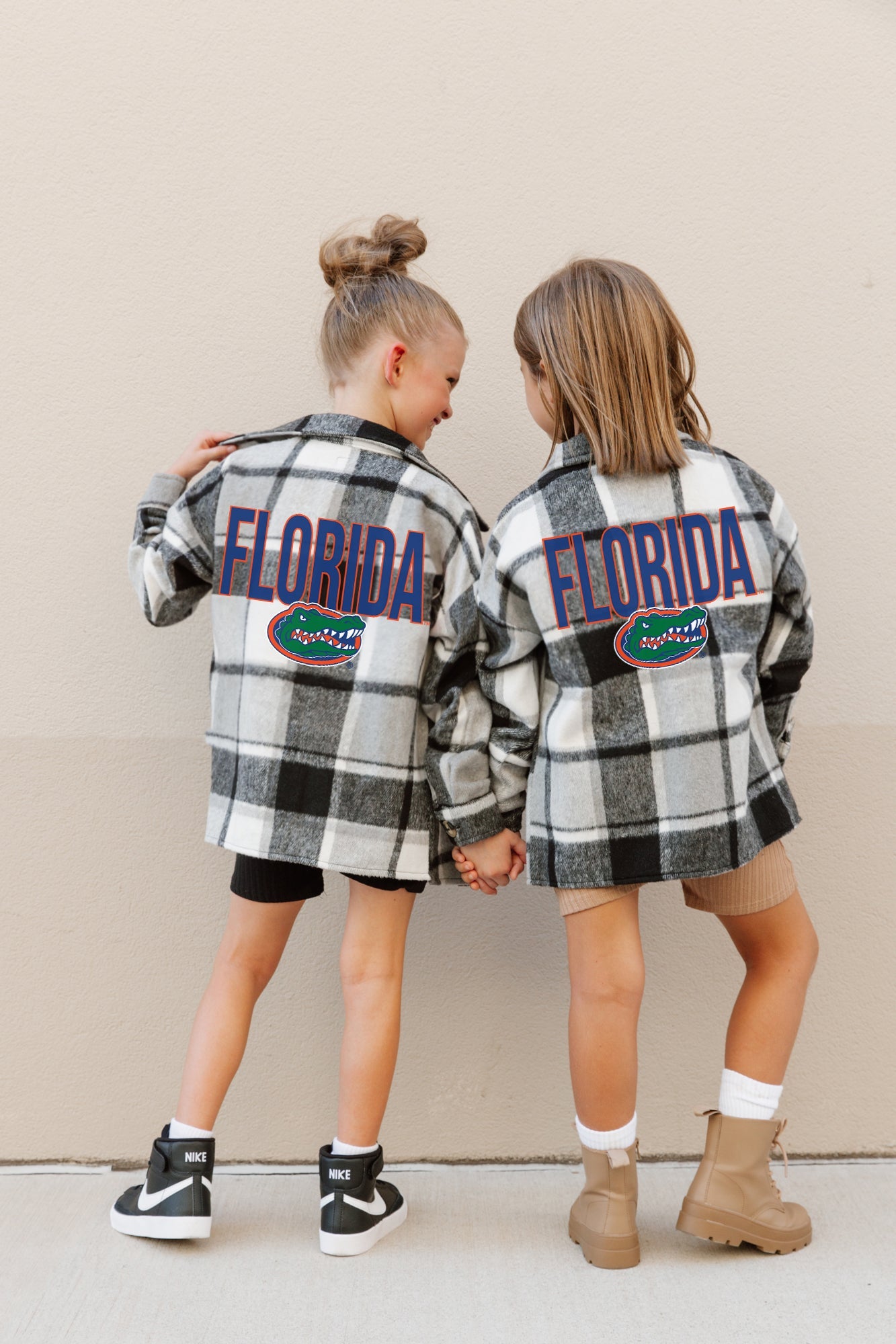 FLORIDA GATORS MAD FOR PLAID KIDS JENKINS PLAID OVERSHIRT