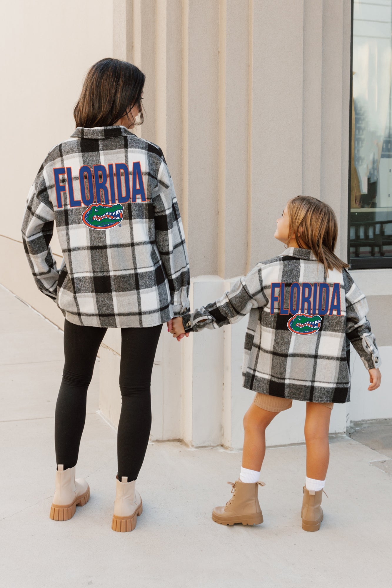 FLORIDA GATORS MAD FOR PLAID KIDS JENKINS PLAID OVERSHIRT