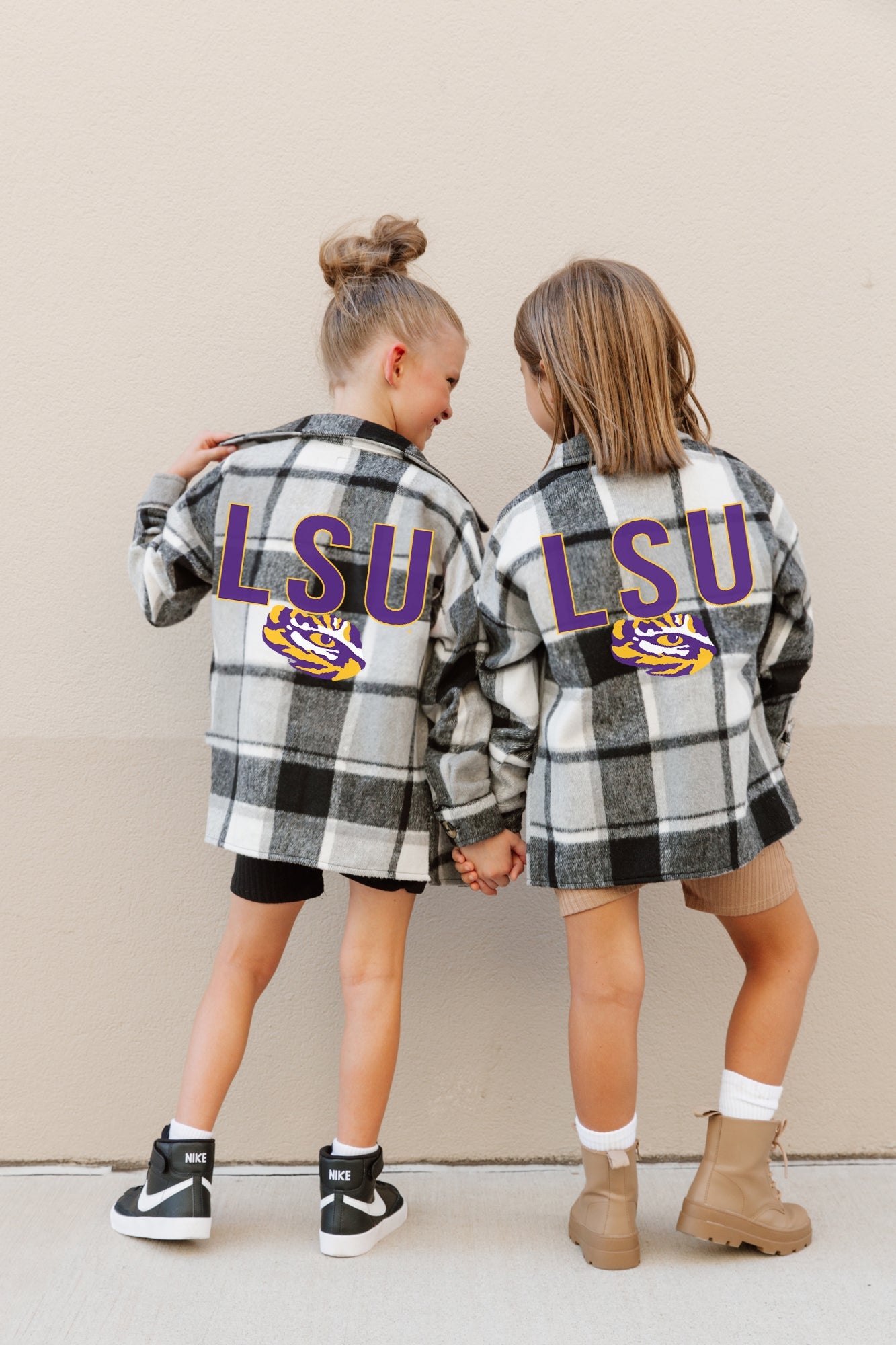 LSU TIGERS MAD FOR PLAID KIDS JENKINS PLAID OVERSHIRT