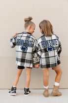 PENN STATE NITTANY LIONS MAD FOR PLAID KIDS JENKINS PLAID OVERSHIRT