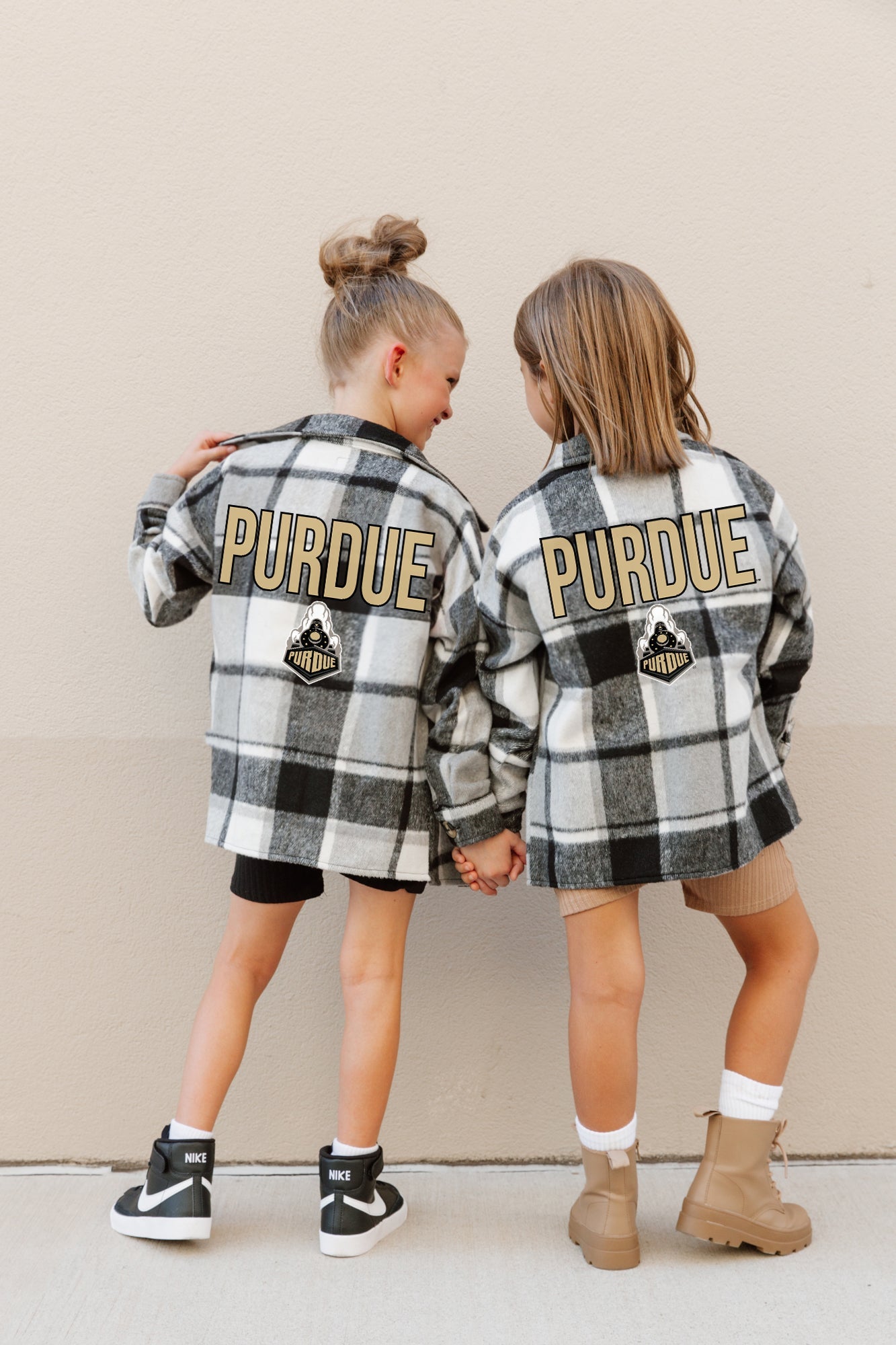 PURDUE BOILERMAKERS MAD FOR PLAID KIDS JENKINS PLAID OVERSHIRT