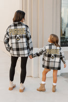 PURDUE BOILERMAKERS MAD FOR PLAID KIDS JENKINS PLAID OVERSHIRT