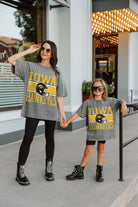 IOWA HAWKEYES ON THE BALL KIDS MINI RHINESTONE SHORT SLEEVE CLASSIC TEE