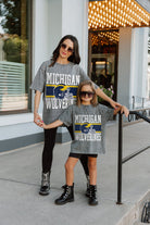 MICHIGAN WOLVERINES ON THE BALL KIDS MINI RHINESTONE SHORT SLEEVE CLASSIC TEE