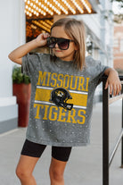 MISSOURI TIGERS ON THE BALL KIDS MINI RHINESTONE SHORT SLEEVE CLASSIC TEE