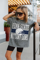 PENN STATE NITTANY LIONS ON THE BALL KIDS MINI RHINESTONE SHORT SLEEVE CLASSIC TEE