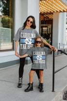 NORTH CAROLINA TAR HEELS ON THE BALL KIDS MINI RHINESTONE SHORT SLEEVE CLASSIC TEE