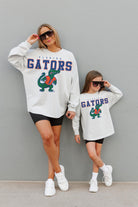 FLORIDA GATORS BIG GOALS KIDS DROP SHOULDER LONG SLEEVE TEE WITH RIBBED NECKLINE AND CUFFS