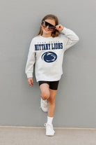 PENN STATE NITTANY LIONS BIG GOALS KIDS DROP SHOULDER LONG SLEEVE TEE WITH RIBBED NECKLINE AND CUFFS