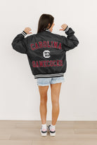 SOUTH CAROLINA GAMECOCKS CHAMPION'S CLUB SPORT STRIPE VARSITY JACKET BY MADI PREWETT TROUTT