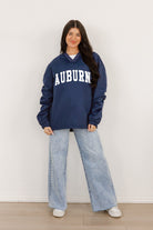 AUBURN TIGERS VICTORY BOUND CLASSIC V-NECK WIND SHIRT BY MADI PREWETT TROUTT