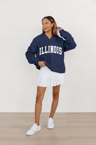 ILLINOIS FIGHTING ILLINI VICTORY BOUND CLASSIC V-NECK WIND SHIRT BY MADI PREWETT TROUTT