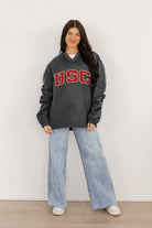 USC TROJANS VICTORY BOUND CLASSIC V-NECK WIND SHIRT BY MADI PREWETT TROUTT