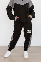 NEBRASKA CORNHUSKERS SIDELINE ESSENTIAL COLORBLOCK WINDBREAKER SET BY MADI PREWETT TROUTT