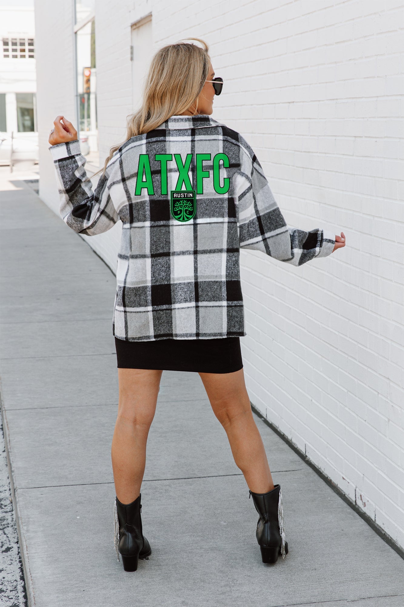 AUSTIN FC FIELDSIDE FUN JENKINS PLAID OVERSHIRT