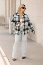 BUFFALO BILLS FIELDSIDE FUN JENKINS PLAID OVERSHIRT