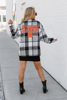 CLEMSON TIGERS MAD FOR PLAID JENKINS PLAID OVERSHIRT