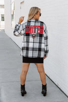 DC UNITED FIELDSIDE FUN JENKINS PLAID OVERSHIRT