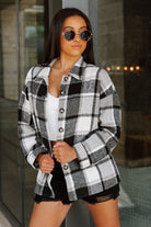 DETROIT LIONS FIELDSIDE FUN JENKINS PLAID OVERSHIRT