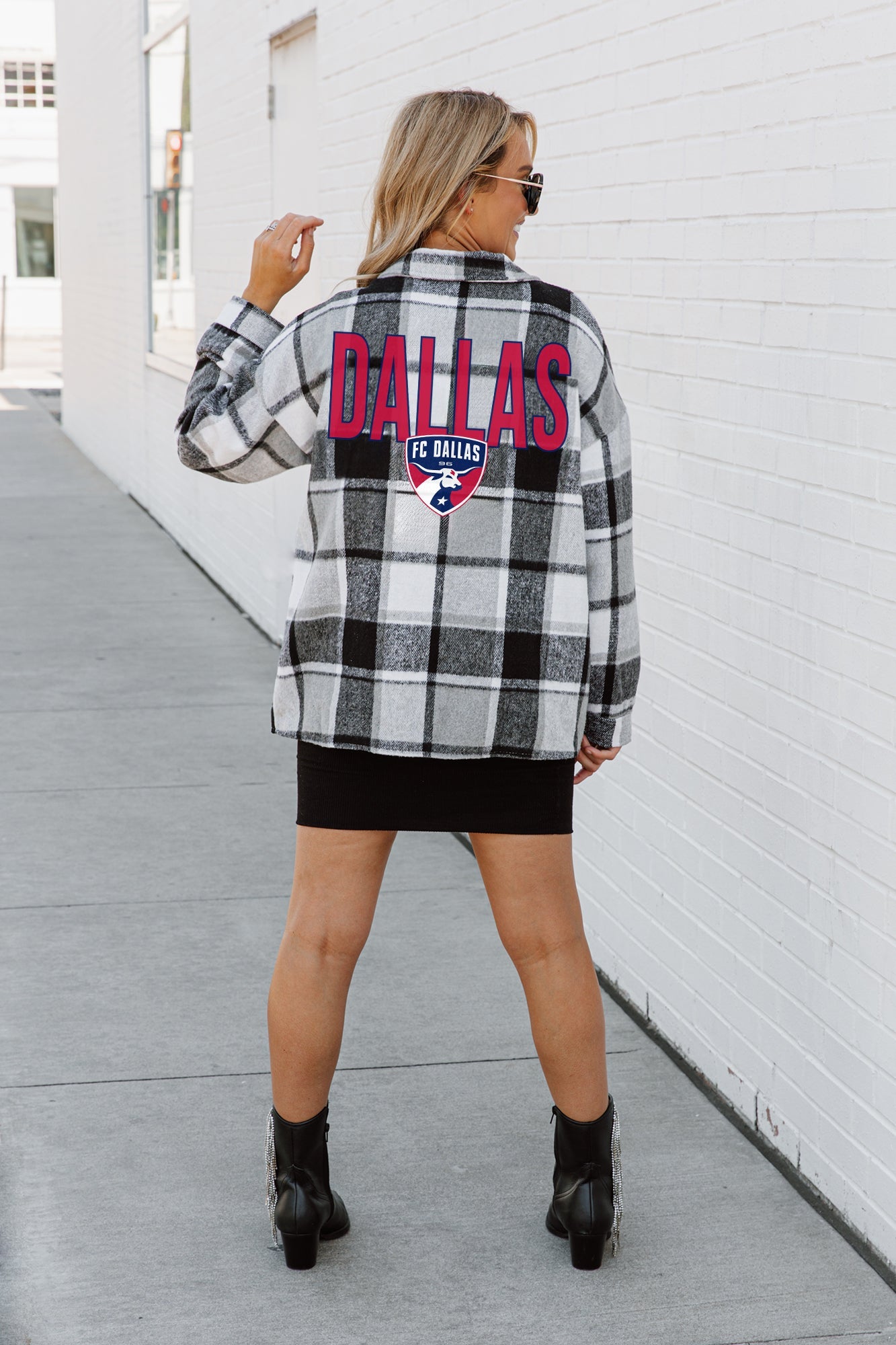 FC DALLAS FIELDSIDE FUN JENKINS PLAID OVERSHIRT