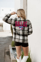 FC DALLAS FIELDSIDE FUN JENKINS PLAID OVERSHIRT