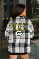 GREEN BAY PACKERS FIELDSIDE FUN JENKINS PLAID OVERSHIRT