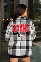 HOUSTON TEXANS FIELDSIDE FUN JENKINS PLAID OVERSHIRT