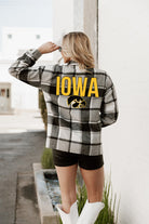 IOWA HAWKEYES MAD FOR PLAID JENKINS PLAID OVERSHIRT