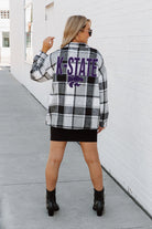 KANSAS STATE WILDCATS MAD FOR PLAID JENKINS PLAID OVERSHIRT