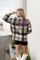 LSU TIGERS MAD FOR PLAID JENKINS PLAID OVERSHIRT