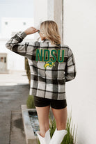 NORTH DAKOTA STATE BISON MAD FOR PLAID JENKINS PLAID OVERSHIRT