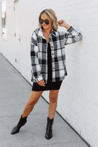 OKLAHOMA SOONERS MAD FOR PLAID JENKINS PLAID OVERSHIRT