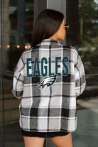 PHILADELPHIA EAGLES FIELDSIDE FUN JENKINS PLAID OVERSHIRT