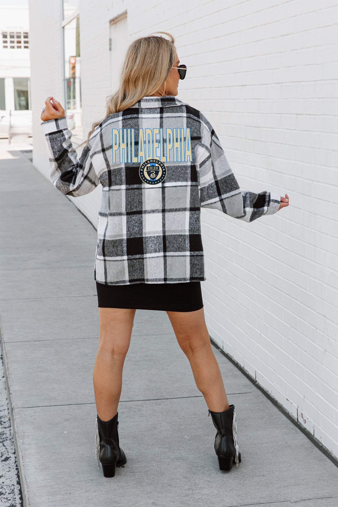 PHILADELPHIA UNION FIELDSIDE FUN JENKINS PLAID OVERSHIRT