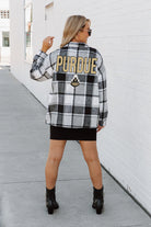 PURDUE BOILERMAKERS MAD FOR PLAID JENKINS PLAID OVERSHIRT